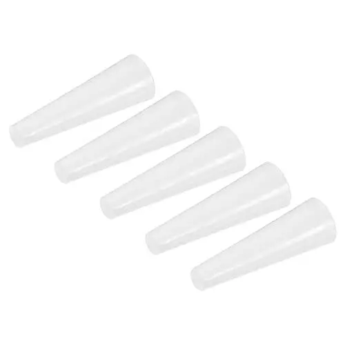 Produktbild: sourcing map Silikon Gummi Konisch Stecker 3mm bis 6mm Solid Weiß für Pulverisierung Lackierung Eloxierung Beschichtung Sandstrahlen Labor Verwendung