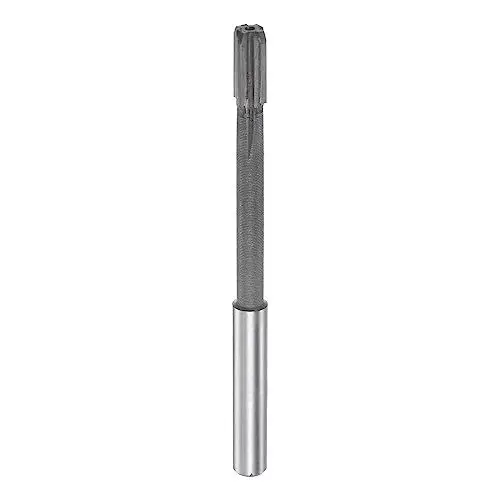 Produktbild: sourcing map Spannen Reibahle 7.6mm H7 Hartmetall Spitze Gerade Flöten Rund Schaft Drehmaschine Fräser