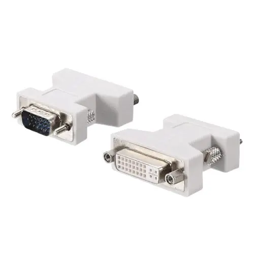 Produktbild: sourcing map VGA-auf-DVI-I-Adapter-Kupplung, DVI 24+5 Buchse auf VGA-Stecker, Konverter für Gerätekonvertierung, 2 Stück