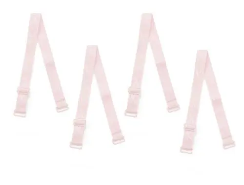 Produktbild: sourcing map Verstellbar Schulter BH Träger Elastisch Schultergürtel Ersatz für Frauen Rosa-1 15 mm