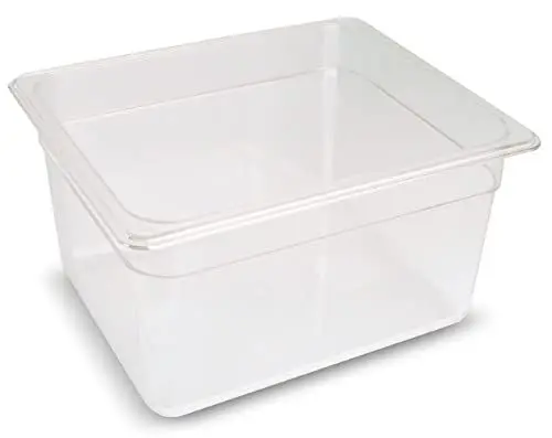 Produktbild: Sous Vide Behälter Polycarbonat 1 2 GN 11,6 Liter 265x325x200 Becken bis 138°C
