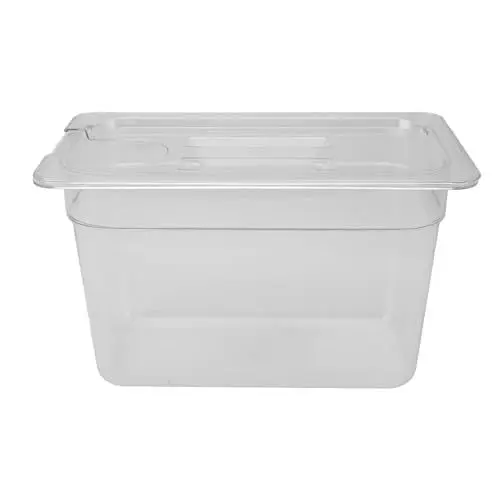 Produktbild: Sous-Vide-Behälter, 6,9 L, Transparenter Behälter für Langsames Garen mit Deckel für Praktisch Eingetauchte Zirkulatoren, Aufbewahrungskoffer für Langsame Gargeräte mit Niedriger