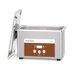 Produktbild: SOUTH BASE Ultraschallreiniger,900ML 35W Edelstahl-Ultraschall-Schmuckreiniger mit Reinigungskorb und digitalem Timer,Haushalts-Schallreiniger zur Reinigung von Schmuck,Brillen,Münzen