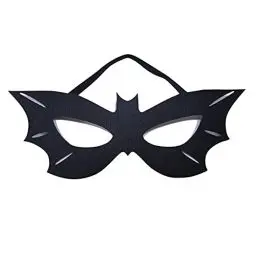 Produktbild: SOUTHSKY Batgirl Kostüm Maske Schwarze Augenmaske Halbe Gesichtsmaske für Halloween Kostüm Cosplay Party