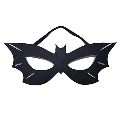 Produktbild: SOUTHSKY Batgirl Kostüm Maske Schwarze Augenmaske Halbe Gesichtsmaske für Halloween Kostüm Cosplay Party