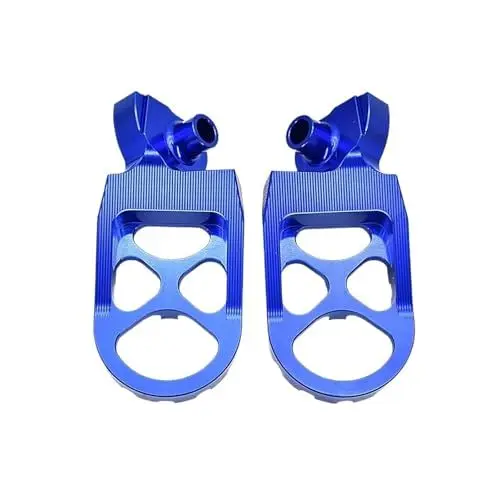 Produktbild: Sovxbgw Fußrasten Pedale Motorrad Fußraste CNC Für YZ85 Für YZ125 Für YZ250 125X Für YZ250F Für YZ250FX Für 450FX YZF Für WRF 250 426 450 YZF250 Für WRF250 Fußrasten AuflageMotorrad(Blue)
