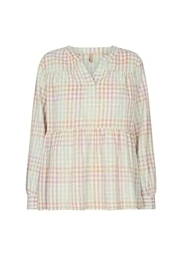 Produktbild: SOYACONCEPT Damen SC-BELMA 2 Bluse, 6404 Green Haze Combi, X-Large
