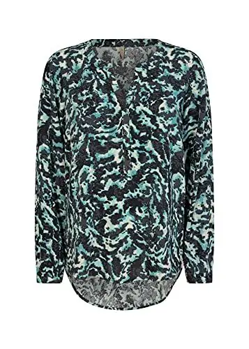 Produktbild: SOYACONCEPT Damen SC-Blenda 1 Bluse, 6404 Green Haze Combi, Medium