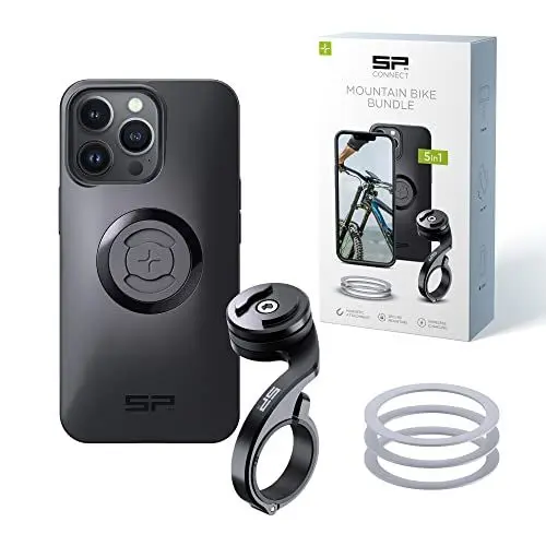 Produktbild: SP CONNECT Mountain Bike Bundle |SPC+| kompatibel mit iPhone 13 Pro | Handyhalter für Mountainbike| Mountainbike MTB Handy Halterung Gadget