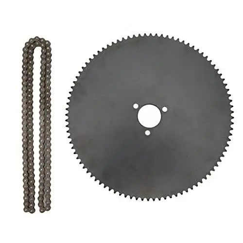 Produktbild: Sp Kettensatz, 190 Mm 47 Zähne Sp 1 1 2 Zoll 25 Kettensatz Kohlenstoffstahl für Z 2 Takt 25 33 Roller Moped Sp Kettensatz Sp und Kettensatz Sp mit Kettensatz 47 Zähne Kettenrad
