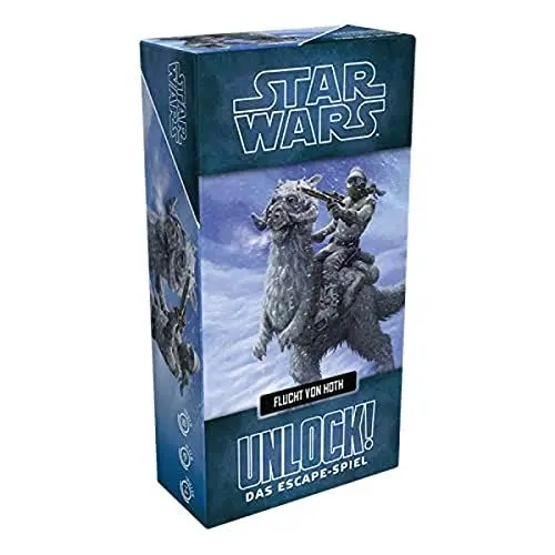 Produktbild: Asmodee, Unlock! Star Wars – Flucht von Hoth, Familienspiel, Rätselspiel, 1-6 Spieler, Ab 10+ Jahren, 60+ Minuten, Deutsch