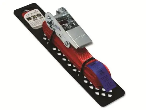 Produktbild: IWH 079422 | Spann- und Verzurrgurt mit Ratsche 2,5 x 500 cm | Sicheres Sichern von Ladung und Zubehör |Spanngurt Zurrgurt Befestigungsriemen | Mit Ratsche 2,5 X 500 cm Auto | 1 Stück
