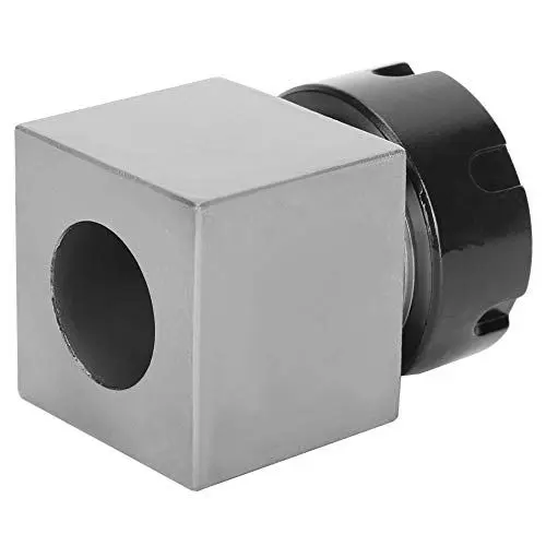 Produktbild: Spannzangenblock Er 32 Spannzangenblockhalter Hartstahl Er 32 Spannzangenblockhalter Für CNC-Drehmaschine Gravurmaschine 15 Mm Spannzangenhalter Silber Und Schwarz