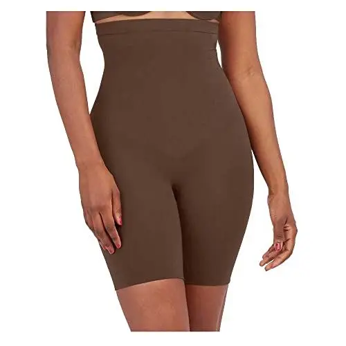 Produktbild: SPANX Shapewear für Damen Tummy Control High-Waisted Power Short (Regular und Übergröße), Chestnut Brown, M