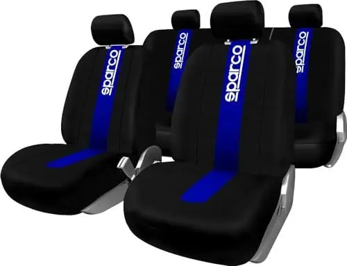 Produktbild: Sparco Sitzbezug Set Sparco schwarz/blau