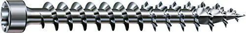 Produktbild: SPAX Holzbauschraube, 6,0 x 180 mm, 100 Stück, T-STAR plus, Zylinderkopf, Vollgewinde, 4CUT, WIROX A3J, 1211010601805