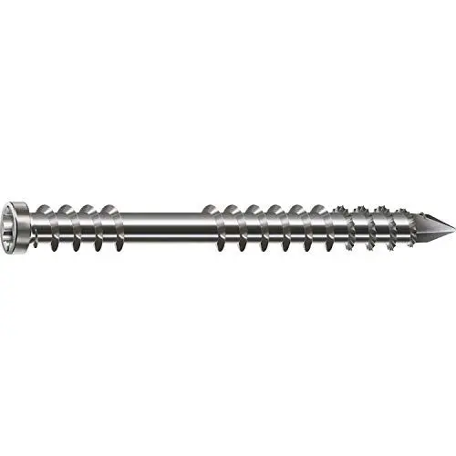 Produktbild: SPAX Terrassenschraube, Fixiergewinde, Zylinderkopf, T-STAR plus, CUT-Spitze, Edelstahl rostfrei A2