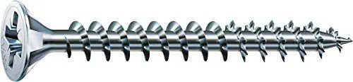 Produktbild: SPAX Universalschraube, 2,5 x 25 mm, 1000 Stück, Kreuzschlitz Z1, Senkkopf, Vollgewinde, 4CUT, WIROX A3J, 1081010250255