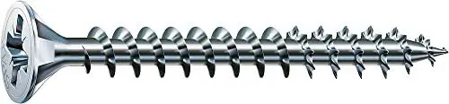 Produktbild: SPAX Universalschraube, 3,5 x 30 mm, 1000 Stück, Kreuzschlitz Z2, Senkkopf, Vollgewinde, 4CUT, WIROX A3J, 1081010350305