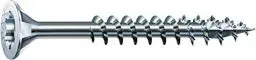 Produktbild: SPAX Universalschraube, 5,0 x 80 mm, 200 Stück, T-STAR plus, Senkkopf, Teilgewinde, 4CUT, WIROX A3J, blank verzinkt, 0191010500805