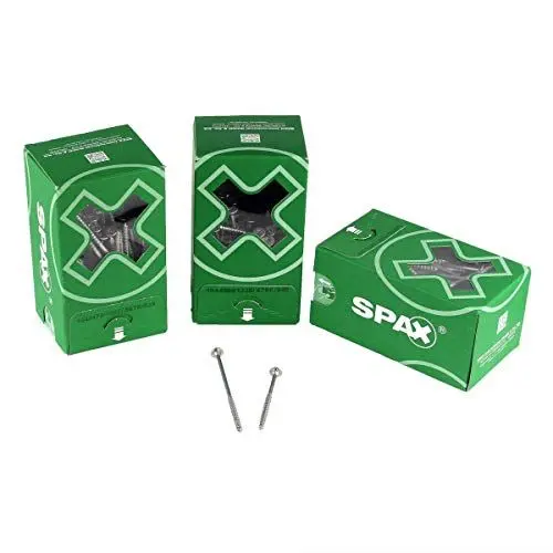 Produktbild: SPAX Universalschraube, Tellerkopf Teilgewinde, 5 x 107 mm, 150 Stück, T-STAR plus T20, 4CUT, WIROX - 0251010501075