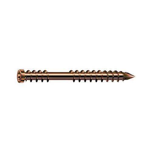 Produktbild: Spax Terrassenschrauben Holz 5x50 TX25 mit Cut-Spitze, Zylinderkopf und Wellenschliff, Edelstahl antik Großpackung - 500 Stück