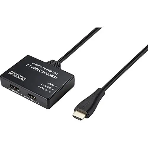 Produktbild: SpeaKa Professional SP-9443508 1+2 Port HDMI-Splitter Schwarz