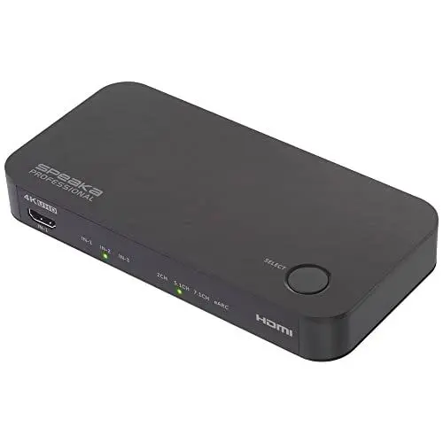 Produktbild: Speaka Professional TV, Receiver, Audio Extraktor SP-HDA-510 (HDMI - HDMI) 3840 x 2160 Pixel eARC, S/PDIF- + Analogausg