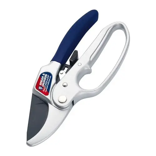 Produktbild: Spear & Jackson 6358RS Razorsharp Ratschen Amboss Gartenschere - Profi Rosenschere mit ergonomischem Griff, langlebige Schere Garten für präzisen Schnitt, ideal für anspruchsvolle Gartenpflege