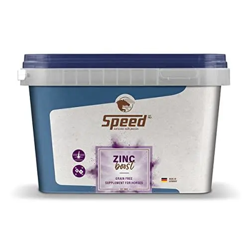 Produktbild: Speed ZINC Boost, 1.500 g, für glänzendes Fell und eine gesunde Haut bei Pferden, getreidefreies Ergänzungsfutter, ideal im Fellwechsel, getreidefrei