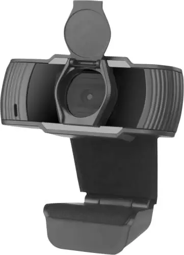 Produktbild: SPEEDLINK RECIT HD Webcam hochauflösende Kamera, integriertes Mikrofon, universelle Halterung, schwarz