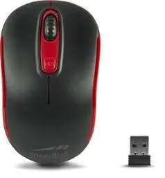 Produktbild: Speedlink CEPTICA Mouse Wireless - kleine Maus ohne Kabel, PC Maus kabellos für Notebook und Laptop, leicht, 2.4G USB Nano-Empfänger, dpi-Schalter bis 1600 dpi, schwarz-rot