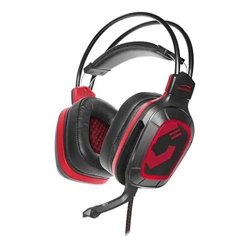 Produktbild: Speedlink DRAZE Gaming Headset - Gaming-Headset für den PC mit LED Beleuchtung, USB- und Klinkenstecker, schwarz