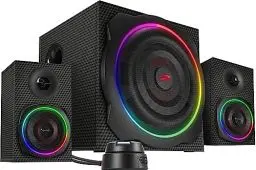 Produktbild: Speedlink SL-830100-BK Gravity Carbon 2.1 PC-Lautsprecher Bluetooth®, Kabelgebunden, USB 60W Schwarz