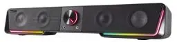 Produktbild: Speedlink Gravity RGB Stereo Soundbar – Lautsprecher mit Bluetooth-Verbindung für Smartphone/Tablet – RGB Beleuchtung – Kopfhörer- und Mikrofonanschluss, schwarz, SL-830200-BK