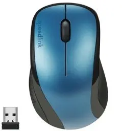 Produktbild: Speedlink KAPPA Mouse wireless - leichte USB Maus kabellos mit 2.4G USB-Empfänger, PC Maus ohne Kabel für PC, Laptop und Notebook, Büro, Office, 1200dpi, blau