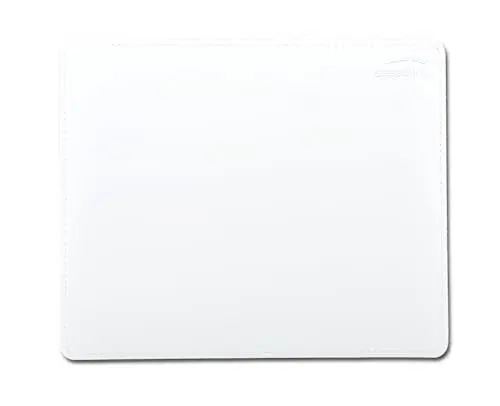Produktbild: Speedlink NOTARY Soft Touch Mousepad white - Mauspad weiß mit eleganter Lederoptik, weiche Oberfläche, genähter Rand, leicht zu reinigen, rutschfeste Unterseite, 23x19 cm klein, weiß
