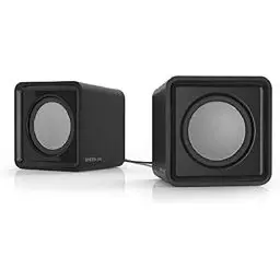 Produktbild: Speedlink TWOXO Stereo PC Speaker - aktive PC Lautsprecher mit 3,5mm Klinkenstecker, kleine PC Boxen für Desktop, Notebook, Laptop, kabelgebunden, schwarz