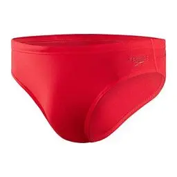 Produktbild: Speedo Men's Essential Eco Endurance+ 7cm Swimming Briefs| Chlorine Resistant | Recycled Fabric | Swim Fitness | Training | Holiday| Speedos, Fed Red, 32