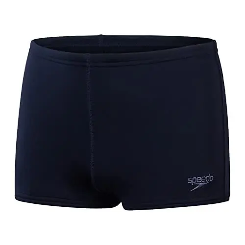 Produktbild: Speedo Jungen ECO Endurance+ Aquashort Badehose | Chlorbeständig | Schnelltrocknend | Stretchmaterial | Recyclingmaterial | Bequeme Passform Schwimmbekleidung, True Navy, 13-14