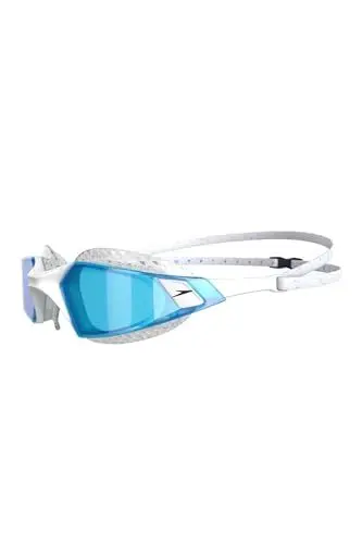 Produktbild: Speedo Unisex Erwachsene Aquapulse Pro Schwimmbrille | Anti-Beschlag | Wasserdicht Schwimmbrille, Pool/Weiß/Blue, Einheitsgröße