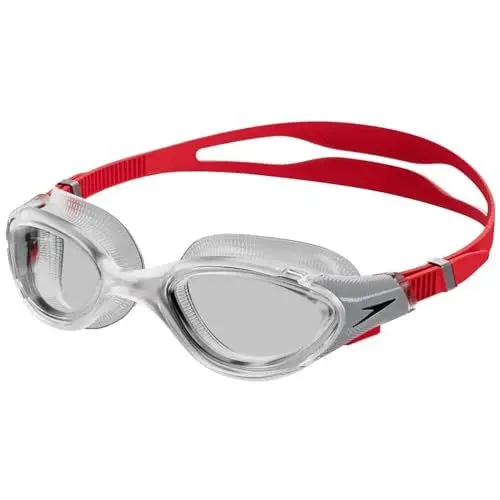 Produktbild: Speedo Unisex Erwachsene Biofuse.2.0 Schwimmbrille, Rot, Einheitsgröße