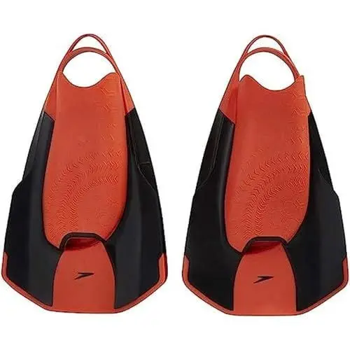Produktbild: Speedo Unisex Erwachsene Fastskin Kickfin | Schwimmtraining Trainingsausrüstung, Schwarz/Siren Red, 5-6
