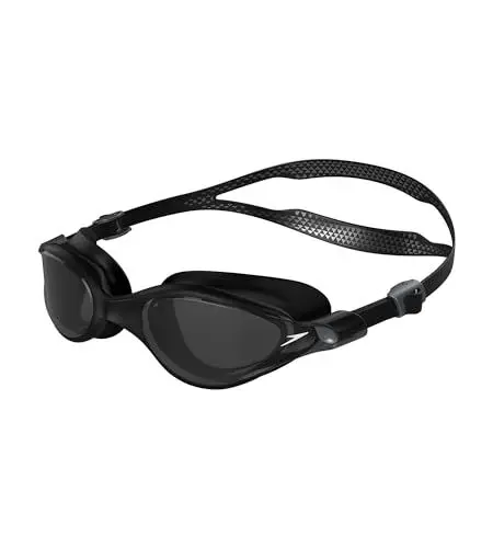 Produktbild: Speedo Unisex Erwachsene V-Class Vue Schwimmbrille | Schwimmen | Brillen Schwimmbrille, Schwarz/Silver/Smoke, Einheitsgröße
