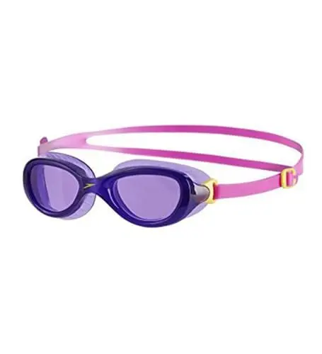 Produktbild: Speedo Unisex Kinder Futura Classic Schwimmbrille | Anti-Beschlag | Wasserdicht Schwimmbrille, Ecstatic/Violet, Einheitsgröße