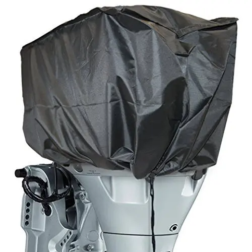 Produktbild: SpeedwellStar wasserdichte Abdeckung für Bootsmotor und Schlauchboot, universell, schwarz, 26 x 26 x 35 LWH cm, 300 Denier