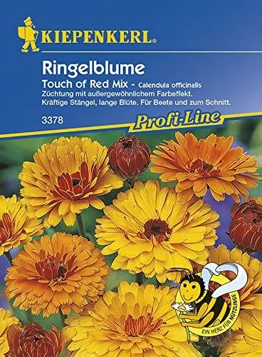 Produktbild: Sperli Blumensamen Ringelblume Touch of rot Mix, grün