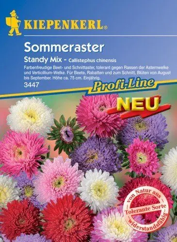 Produktbild: Sperli Blumensamen Sommeraster Standy Mix, grün