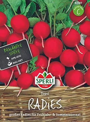 Produktbild: Sperli Gemüsesamen Radieschen Topsi, grün