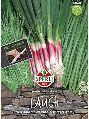 Produktbild: Sperli Gemüsesamen Schnittlauch-Kombination Staro, Neko, rot Toga, grün